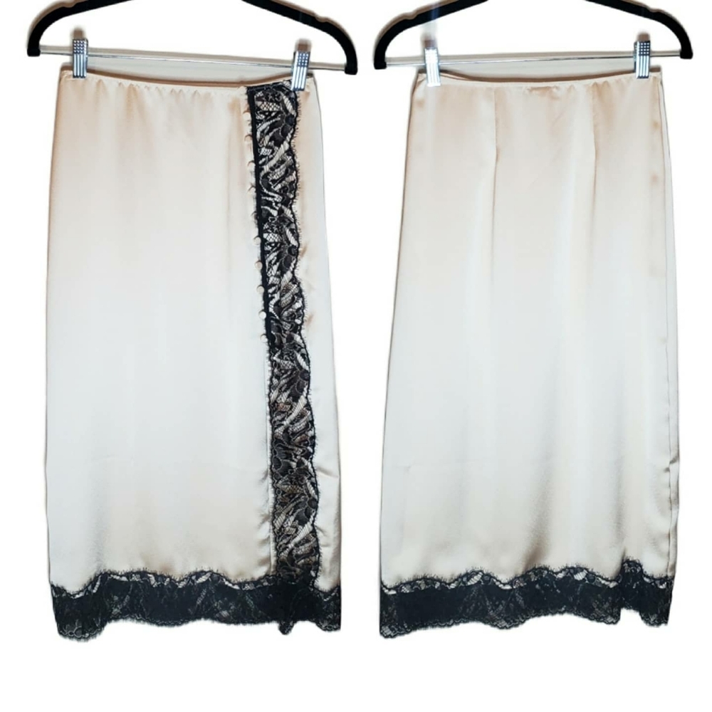 NWT Victoria's Secret Silk Lace Skirt